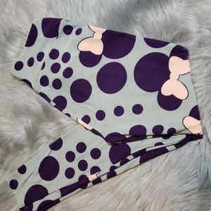 NWOT Disney Minnie Mouse Leggings size OS